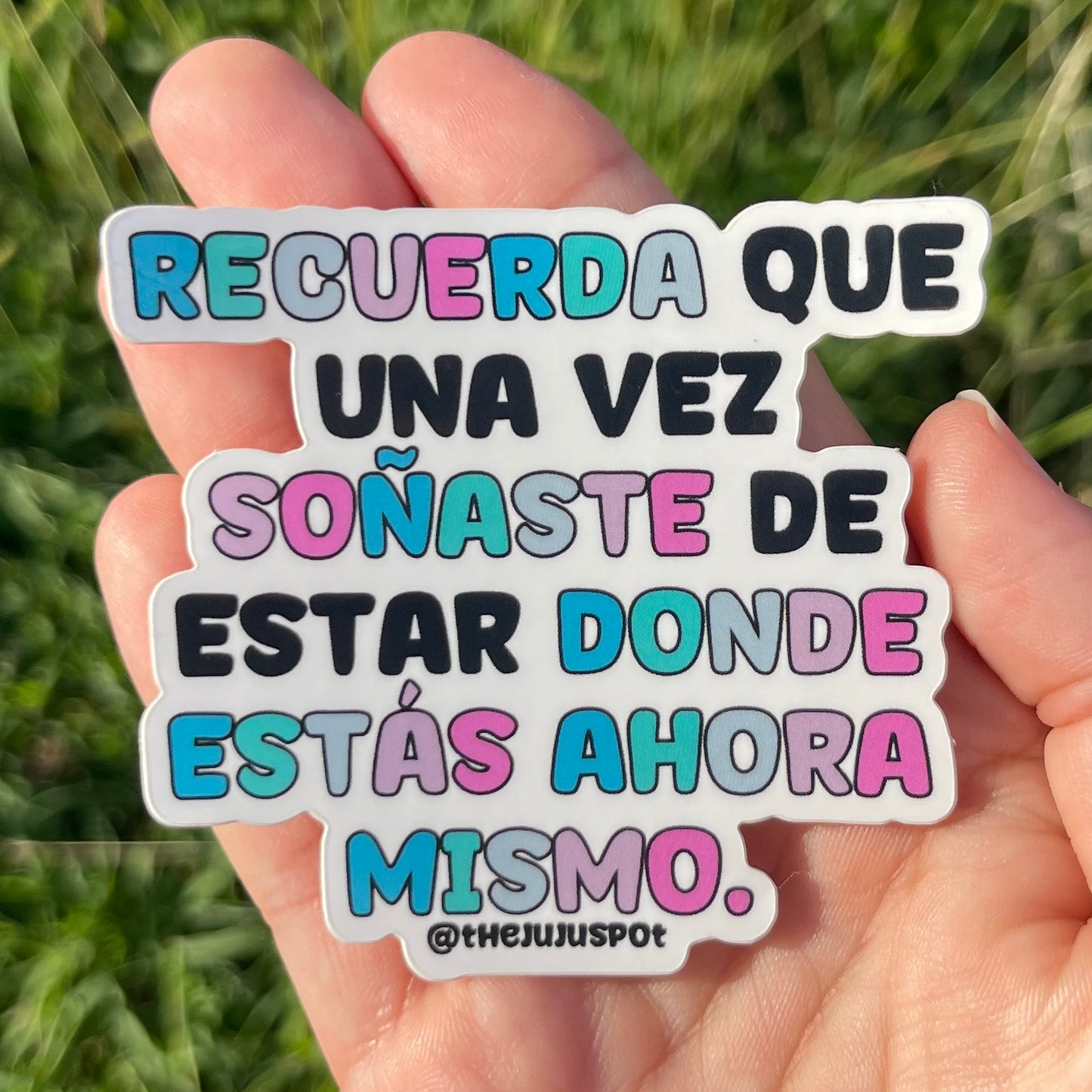 30 - Una vez soñaste donde estás ahora Sticker