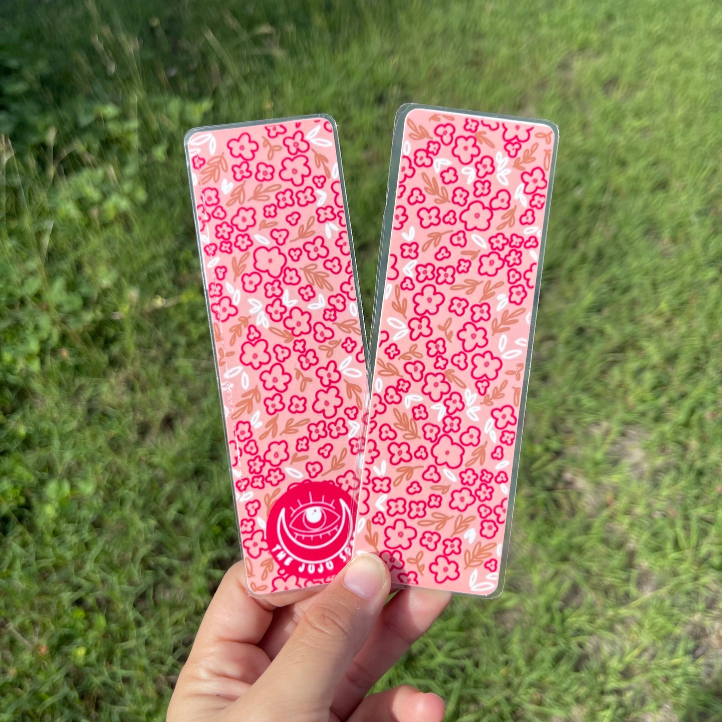 Pink Flower Pattern - Bookmark