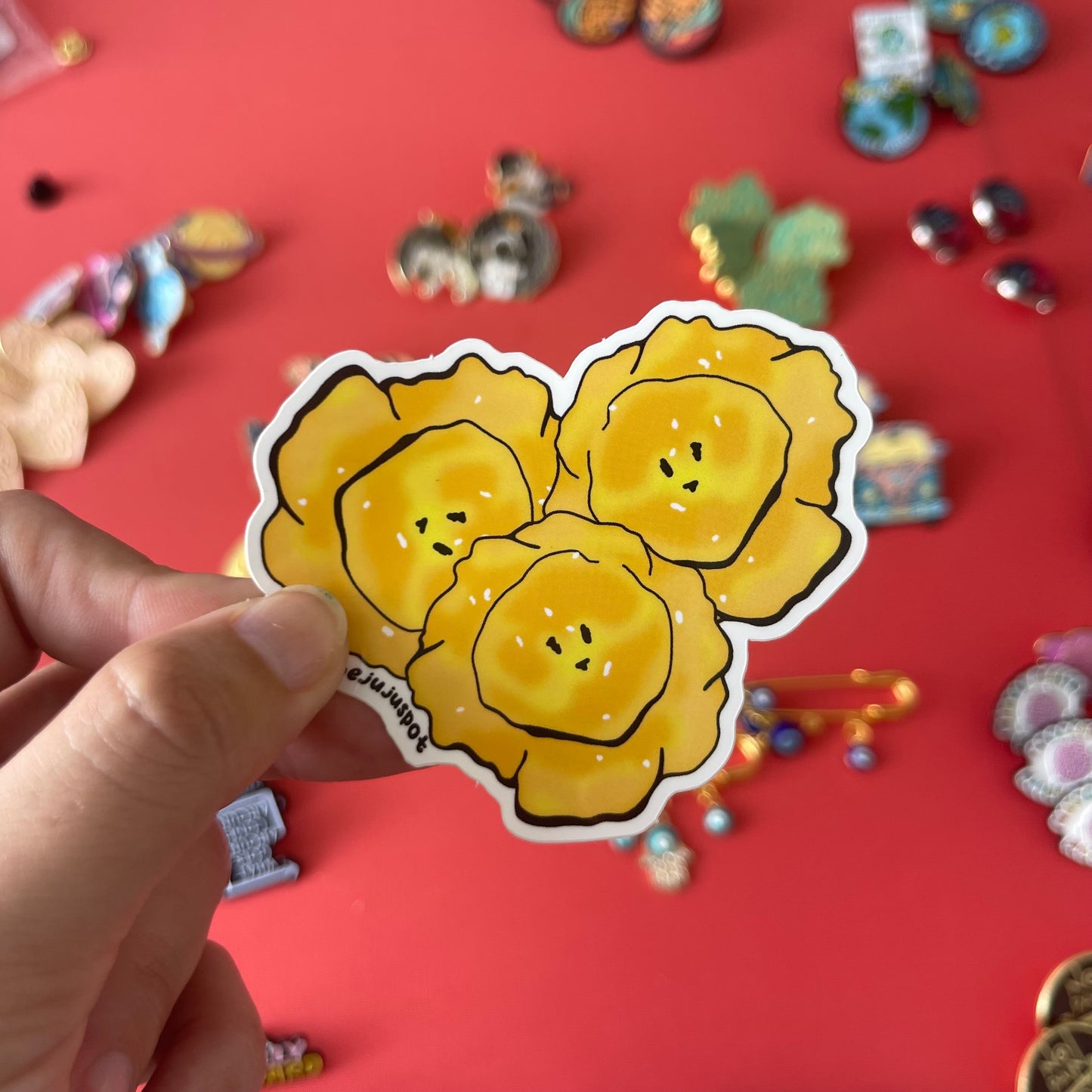 66 - Corazón de Tostones Sticker