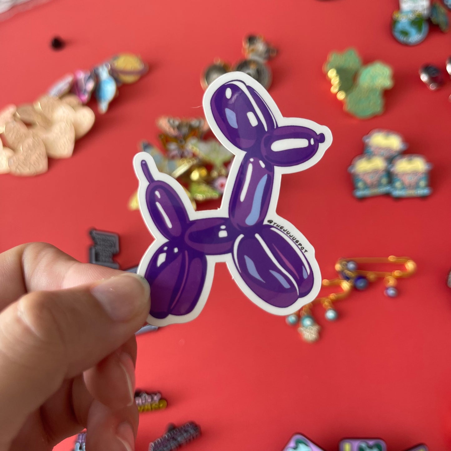 24 - Dog Balloon Sticker