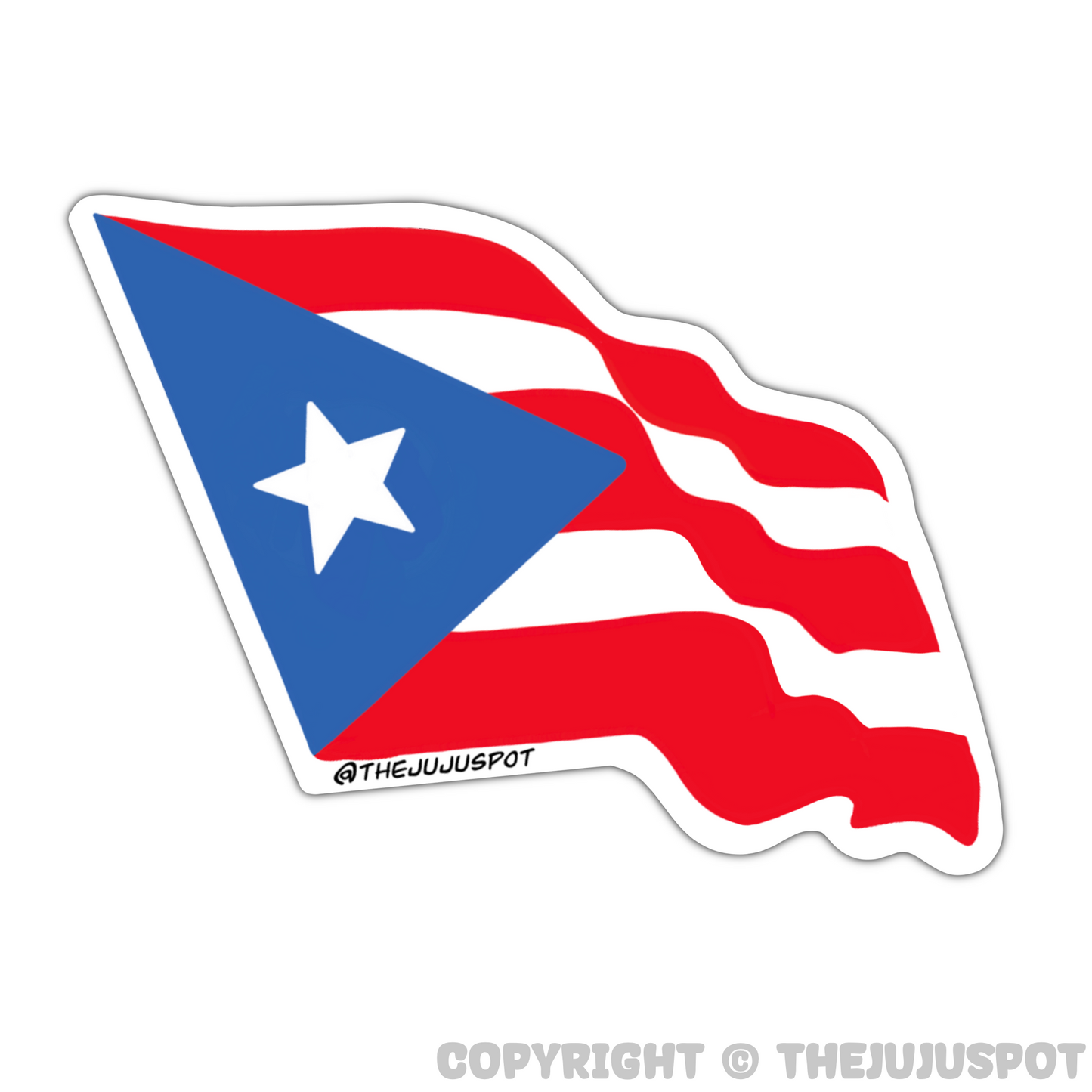48 - Bandera de Puerto Rico Sticker