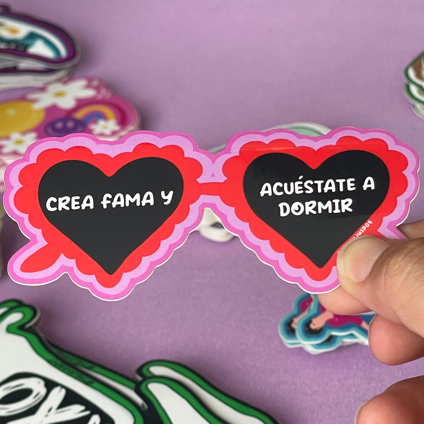 9 - Crea fama y acuéstate a dormir Sticker