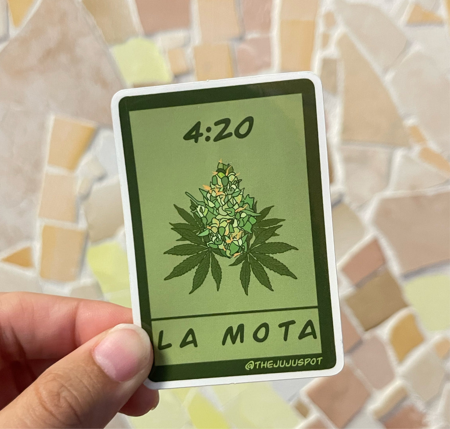 53 - La mota Sticker