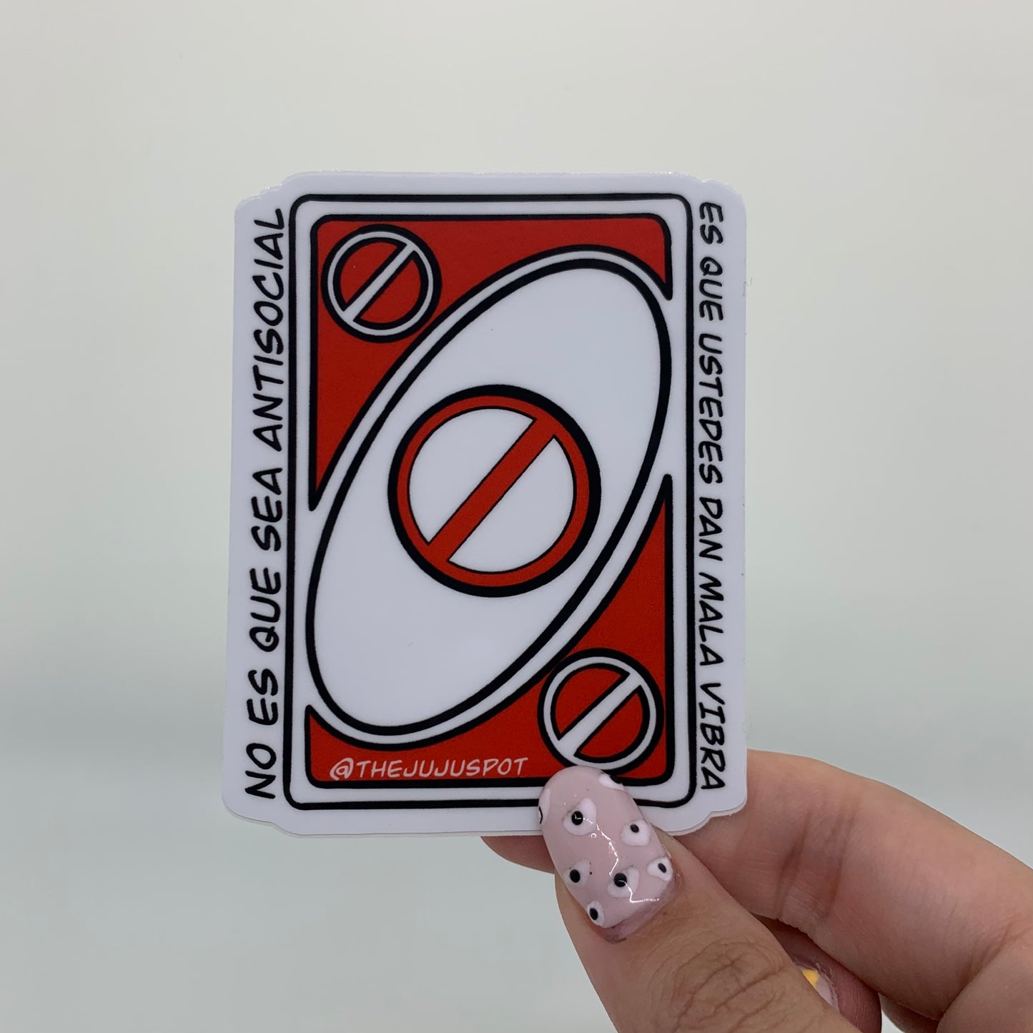 50 - No soy antisocial Sticker
