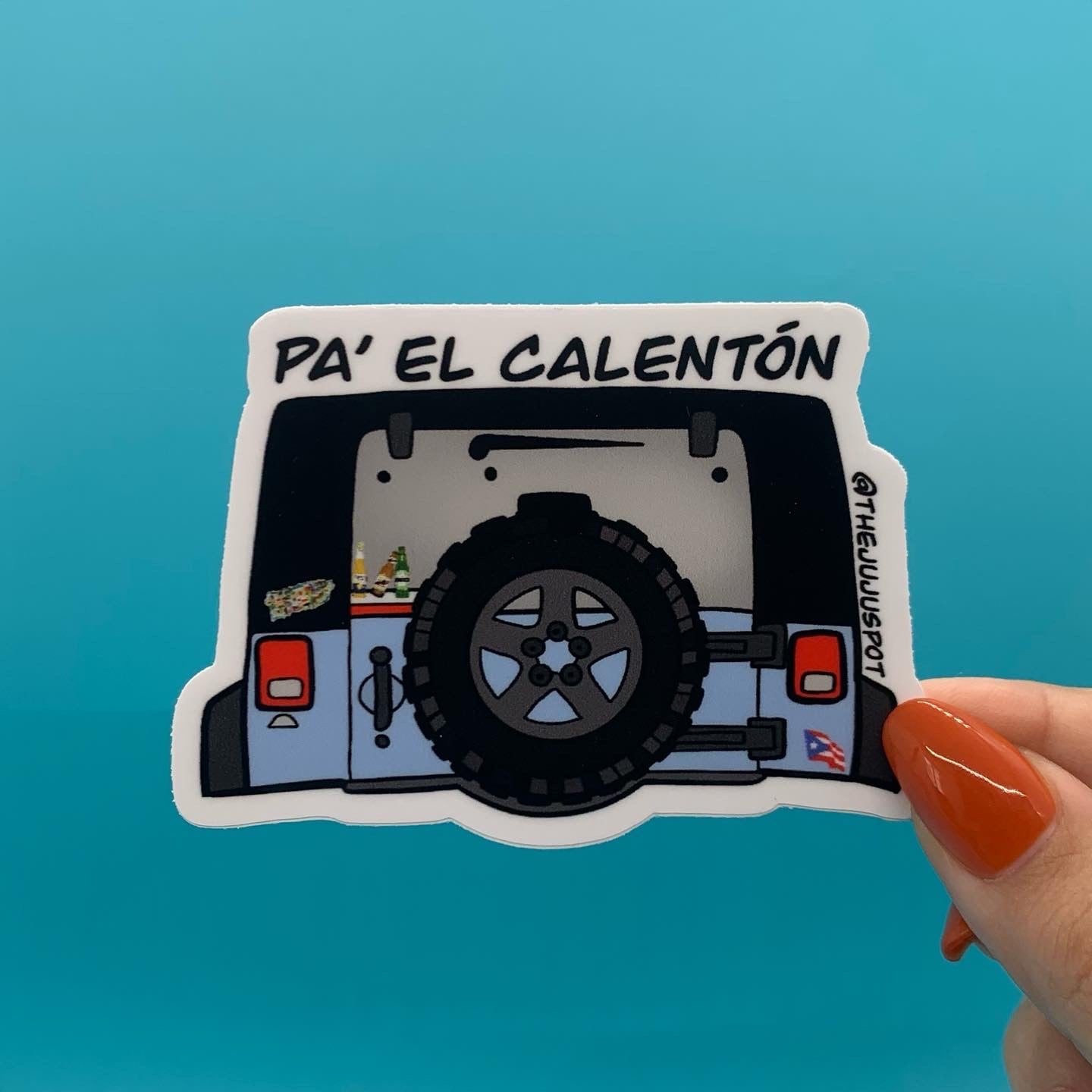 14 - Pa’ el calentón Sticker