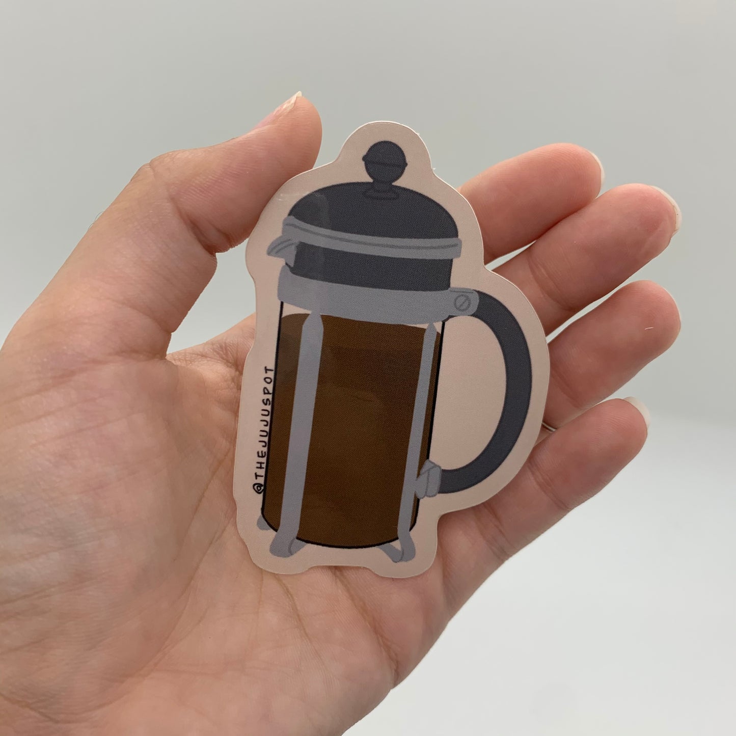 21 - French Press Sticker