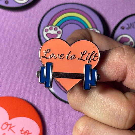 Love to lift - Enamel Pin