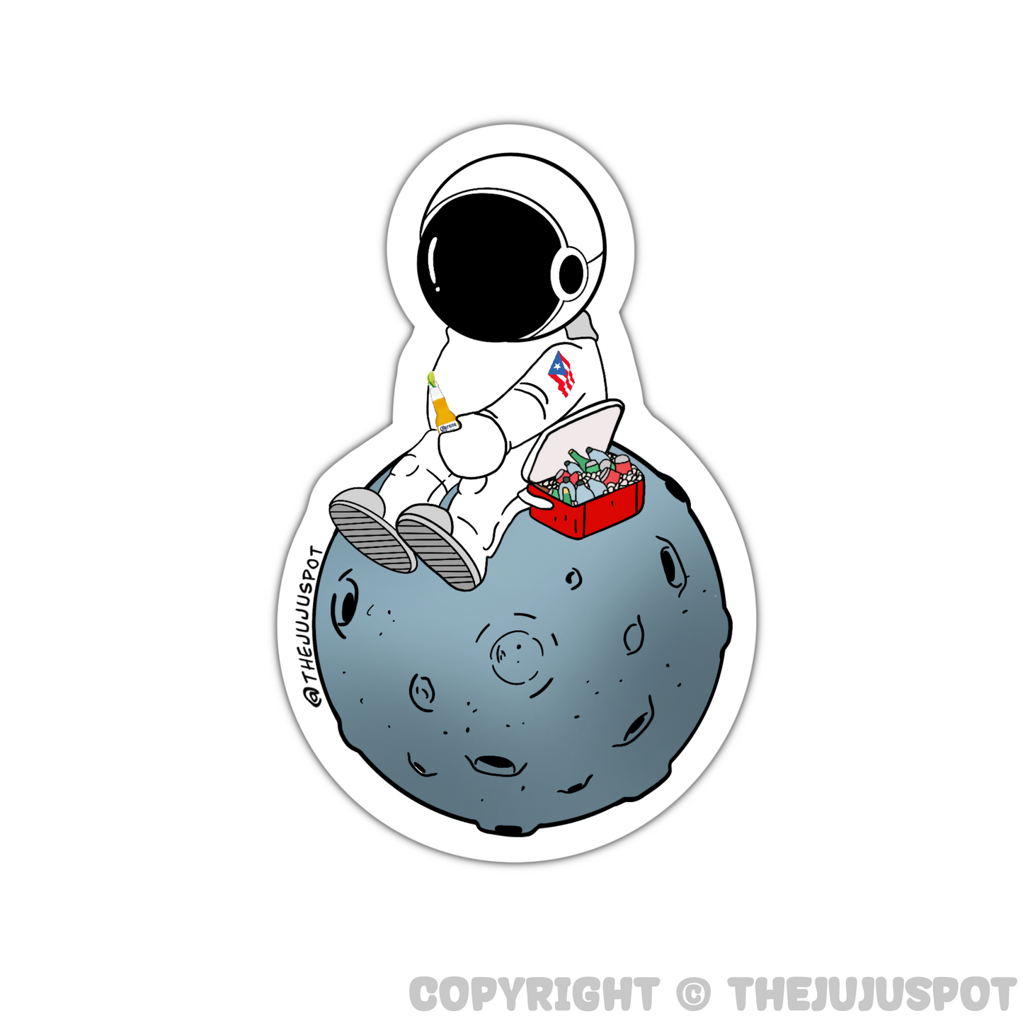 Astronauta Boricua en la luna
