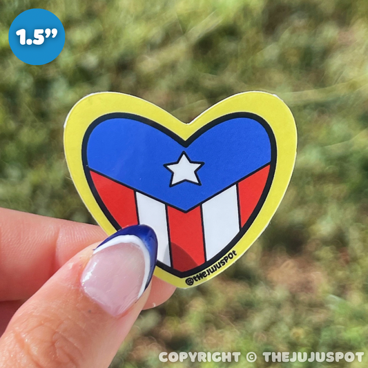 PR Heart - Premium Mini Sticker