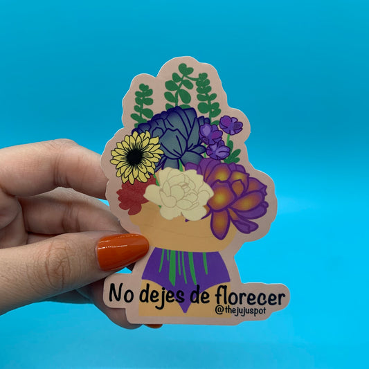 No dejes de florecer